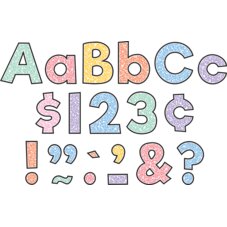 Colorful Composition 4" Everyday Letters Combo Pack