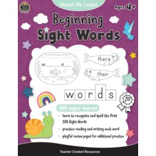 Watch Me Learn: Beginning Sight Words