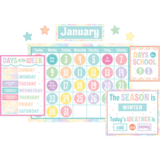 Pastel Pop Calendar Bulletin Board