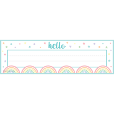 Pastel Pop Flat Name Plates