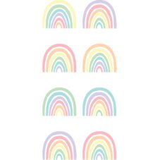 Pastel Pop Rainbows Mini Stickers