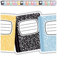 Cool for School Composition Books Die-Cut Border Trim