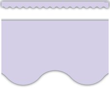 Lavender Scalloped Border Trim