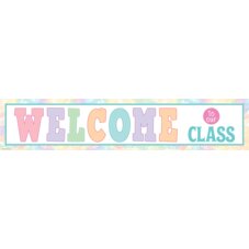 Pastel Pop Welcome to Our Class Banner