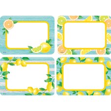 Lemon Zest Name Tags/Labels - Multi-Pack