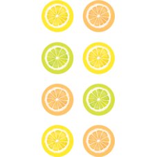 Lemon Zest Mini Stickers