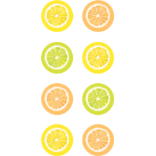 Lemon Zest Mini Stickers