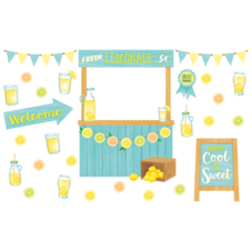 Lemon Zest Lemonade Stand Bulletin Board