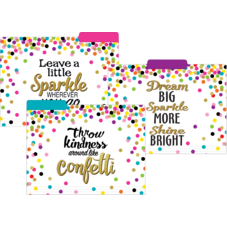 Confetti File Folders