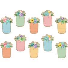 Rustic Bloom Mason Jars Accents