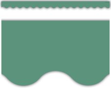 Eucalyptus Green Scalloped Border Trim