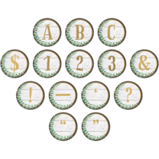 Eucalyptus Circle Letters