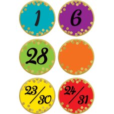 Confetti Colorful Calendar Days