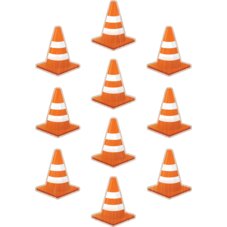 Under Construction Cones Accents