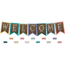 Home Sweet Classroom Pennants Welcome Bulletin Board Display Set