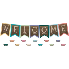 Home Sweet Classroom Pennants Welcome Bulletin Board Display Set