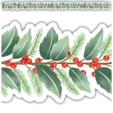 Holly Die-Cut Border Trim