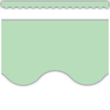 Mint Green Scalloped Border Trim