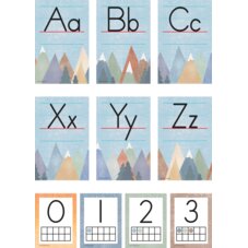 Moving Mountains Alphabet Bulletin Board