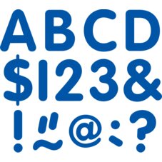 Blue 2" Classic Letters Uppercase Pack