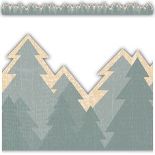 Moving Mountains Road Trip Trees Die-Cut Border Trim