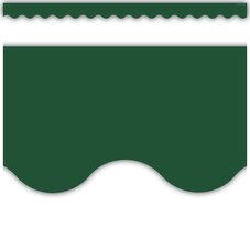 Pine Green Scalloped Border Trim