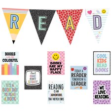 Cool for School Read Pennants Bulletin Board