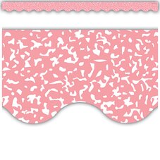 Composition Pink Scalloped Border Trim