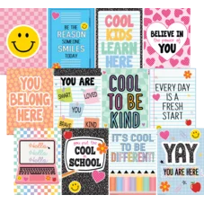 Cool for School Positive Sayings Small Poster Pack