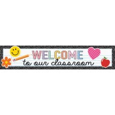 Cool for School Welcome to Our Classroom Banner