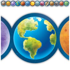 Outer Space Crew Planets Die-Cut Border Trim
