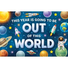 Outer Space Crew Postcards