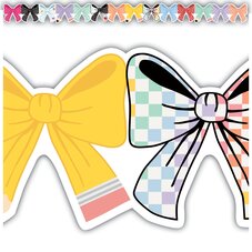 Cool for School Bows Die-Cut Border Trim