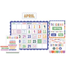 Color Crush Calendar Bulletin Board