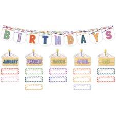 Color Crush Birthdays Mini Bulletin Board