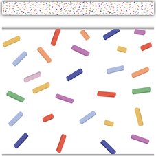 Color Crush Sprinkles Straight Border Trim