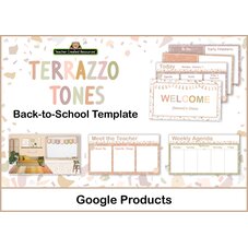 Terrazzo Tones Back to School Template