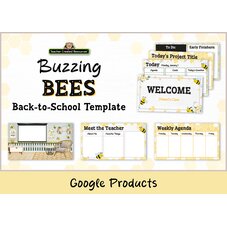 Buzzing Bees Back to School Template
