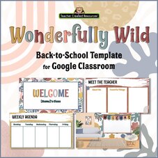 Wonderfully Wild Back to School Template