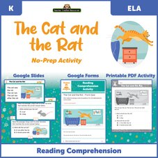 The Cat and the Rat - Reading Comprehension Activity Google Slides