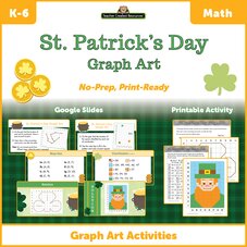 St. Patrick's Day Graph Art Activity Google Slides