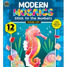 Ocean Life Modern Mosaics Stick to the Numbers