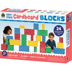 Easy-Stack Cardboard Blocks (24-Piece Set)