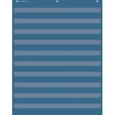 Slate Blue 10 Pocket Chart