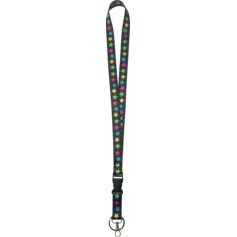 Chalkboard Brights Stars Lanyard