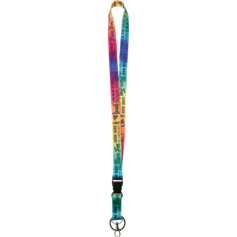 Positive Sayings Watercolor Lanyard