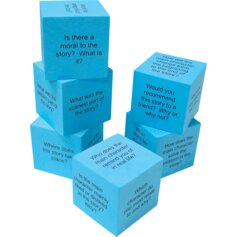 Foam Reading Comprehension Cubes