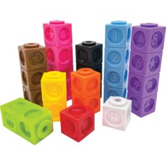 Numbers and Shapes Connecting Cubes