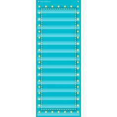 Light Blue Marquee 14 Pocket Chart