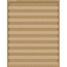 Burlap 10 Pocket Chart